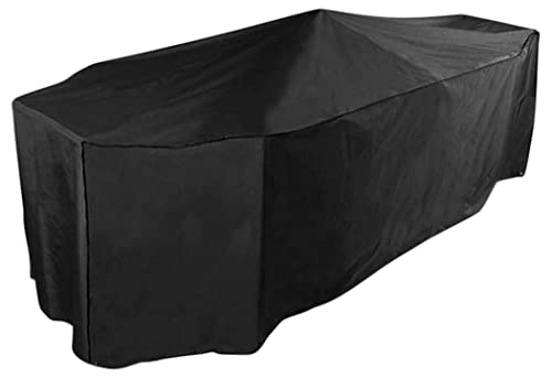 Bosmere Storm schwarz D538 10-Sitzer rechteckig Patio Set Cover – Schwarz von Bosmere