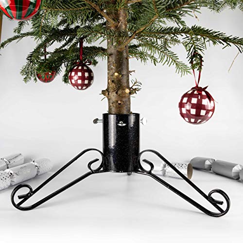 Bosmere G452 Traditionellen Weihnachtsbaumständer 4 Zoll, schwarz von Bosmere