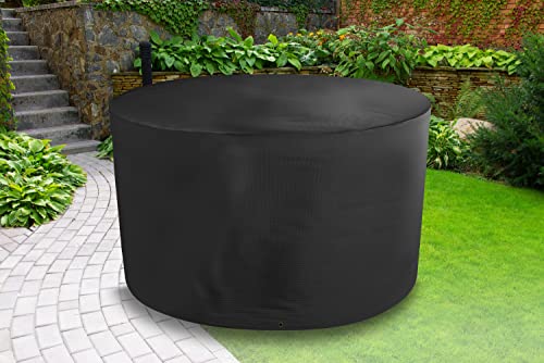 Bosmere Storm Black runde Schutzhülle für Gartentisch 4 Personen von Bosmere