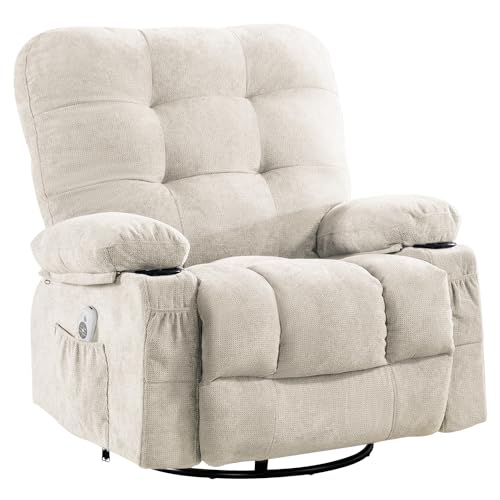 Bosmiller Elektrisch Relaxsessel mit Liegefunktion Massagesessel Oversize Fernsehsessel 360°Drehbarer Liegesessel Heizung Verstellbar Sessel Stoff, Beige Bosmiller Elektrisch Relaxsessel mit Liegefunktion Massagesessel Oversize Fernsehsessel 360°Drehbarer Liegesessel Heizung Verstellbar Sessel Stoff, Beige von Bosmiller