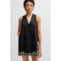 BOSS ORANGE Blusenkleid "Dembrolai Premium Damenmode" mit Stickerei von Boss Orange