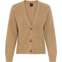 BOSS ORANGE Cardigan "Fortellini Premium Damenmode", mit Ajourstrickmuster von Boss Orange