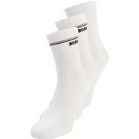 BOSS Basicsocken "3P QS Iconic CC SP W" 3 Stk. tlg. kontrastfarbene Details von Boss
