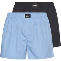 BOSS Boxer "2P Boxer S. CW Peach", (Packung, 2 St., 2er), mit BOSS Logopatch auf dem Bund von Boss