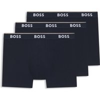 BOSS Langer Boxer "Boxer Brief 3P", (Packung, 3er-Pack), mit farblich passendem Webbund von Boss