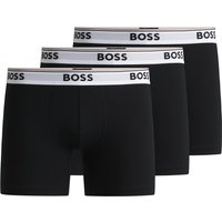 BOSS Langer Boxer "Brief 3 PACK", mit farblich passendem Webbund von Boss