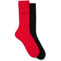 HUGO Underwear Businesssocken "2P RS UNI CC", (Packung, 2 Paar, 2er Pack), mit kontrastfarbenem HUGO Logo-Schriftzug von Hugo Underwear