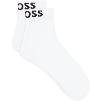 BOSS Freizeitsocken "2P SH Logo CC W", (Packung, 2 Paar, 2er), mit eingestricktem BOSS Logoschriftzug von Boss