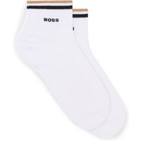 BOSS Freizeitsocken "2P SH Stripe CC" Packung, 2er, 2 Stk. tlg. mit BOSS Schriftzug von Boss