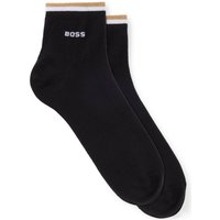 BOSS Freizeitsocken "2P SH Stripe CC" Packung, 2er, 2 Stk. tlg. mit BOSS Schriftzug von Boss