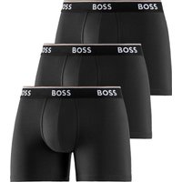 BOSS Langer Boxer "Brief 3 PACK", mit farblich passendem Webbund von Boss