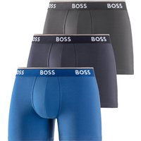 BOSS Langer Boxer "Brief 3 PACK" mit farblich passendem Webbund von Boss