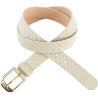 BOSS Ledergürtel "Anna-Bmono-Sd-G Sz30" mit Logoprägung auf der Schnalle von Boss