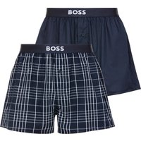 BOSS Pyjamashorts "2P Boxer Shorts EW", (Packung, 2 tlg., 2er), mit Logobund von Boss