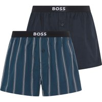 BOSS Pyjamashorts "2P Boxer Shorts EW" mit Logobund von Boss