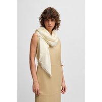 BOSS Schal "Ledonia 120*120" mit Jaquardmuster von Boss