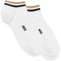 BOSS Sneakersocken "2P AS Uni stripe CC", (Packung, 2er), mit geringeltem Abschluss von Boss