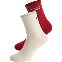 BOSS Socken "2P QS Iconic CC W", (Packung, 2 Paar, 2er), mit BOSS-Logoschriftzug von Boss
