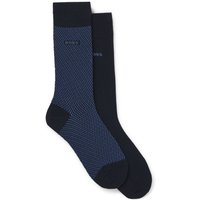 BOSS Socken "2P RS Minipattern CC", (Packung, 2er Pack), mit BOSS Schriftzug von Boss