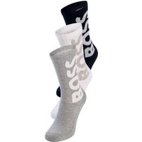 BOSS Socken "3P QS Rib Logo CC" mit Logo von Boss