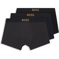 BOSS Trunk "3P Gold Logo" 3 Stk. tlg., Neuheit, enanliegend, kurzes Bein von Boss