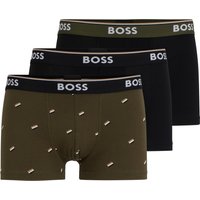 BOSS Trunk "Trunk 3P Power Desig", (Packung, 3 St., 3er), mit BOSS Schriftzug auf dem Bund von Boss