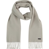 BOSS Wollschal "Naster 35*180" mit gedrehten Fransen 100% Wolle Lederlabel Premium Quality von Boss