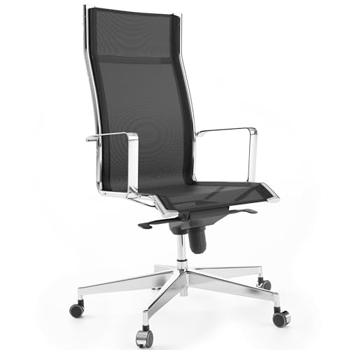 Bossberg BB70 Bürostuhl Ergonomisch - Elegantes italienisches Design für einen hochwertigen Chefsessel Bürostuhl - Ideal für Kurze Spielsitzungen Wie Gamingstuhl Atmungsaktiv von Bossberg