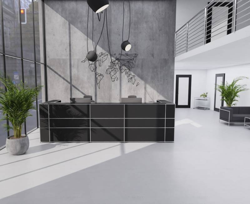 Bosse Design Theke inkl. S-Desk mit Anti-Fingerprint-Oberfläche von Bosse Design