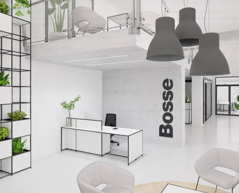 Bosse Design Theke mit fester Arbeitshöhe - White Edition von Bosse Design