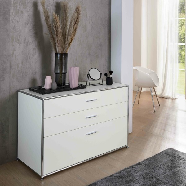 BOSSE SOLUTIONS Sideboard | Weiß | 3 Schubladen von Bosse