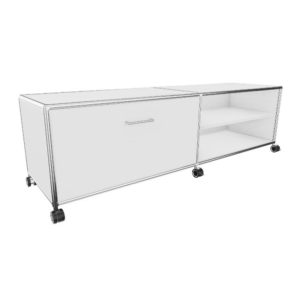 BOSSE TV-Board Höhe 1 OH Breite 160 cm mit 1 Klappe und 1 offenen Fach von Bosse