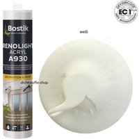 Bostik A930 Renolight Acryl weiß 300ml Kartusche Acryl Dichtstoff Bau Maleracryl von Bostik