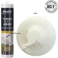 A980 Turbo Acryl weiß 300ml Kartusche 1K Acryl Dichtstoff Bau Maleracryl - Bostik von Bostik