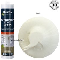 Bostik - H751 Supergrip Xtrem Hybrid smp Klebdichtstoff 450g/290ml Kartusche Weiß von Bostik