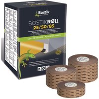 Roll 85 85mm x 50m Rolle Sockelleisten Fußleisten Doppelseitiges Klebeband - Bostik von Bostik