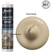 S700 Sanitärsilicon Premium 300ml Kartusche 1K Silikon Fugen Dichtstoff Bahamabeige - Bostik von Bostik