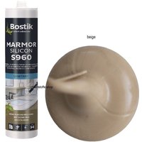 S960 Marmorsilicon 1K Naturstein Silikon Fugen Dichtstoff 300ml Kartusche Beige - Bostik von Bostik