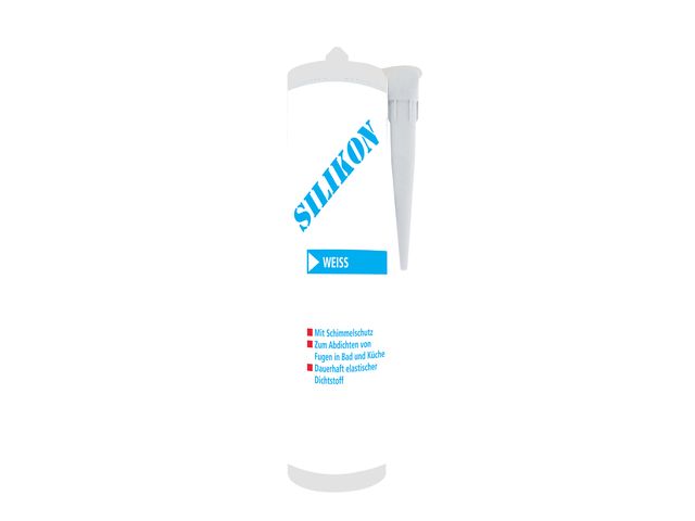 Silikon weiß 280 ml 12 St. Kartonabnahme von Bostik