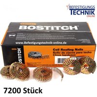 Bostitch Dachpappnägel 3,1x19mm Glatt verzinkt für Dachpappnagler Prebena Makita AN454 DeWalt-EN14951 von Bostitch