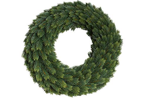 Künstlicher Edel-Adventskranz auf Strohkern, einseitig gebunden (ca. 62 cm) von Botanic-Haus