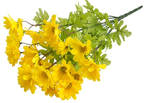 künstlicher Margeritenbusch / künstliche Margerite mit 11 Stielen Farbe: gelb von Botanic-Haus