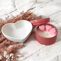 Duftkerze Geschenkset Zum Muttertag | Kerze Mit Herzteller Geschenkidee Geburtstagsgeschenk Set Valentinstag Duftkerze Geschenkset Zum Muttertag | Kerze Mit Herzteller Geschenkidee Geburtstagsgeschenk Set Valentinstag von BotanicalGlowCandles