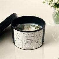 Kerze Sternzeichen Steinbock Personalisierte Duftkerze Geburtstag Sternzeichenkerze Sternbild Mit Edelsteinen Wie Mondstein & Grüne Jade von BotanicalGlowCandles