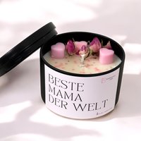 Mama Kerze Muttertagsgeschenk | Beste Der Welt Sojawachs Duftkerze Mit Herzen Geschenk Zum Muttertag Handmade Für von BotanicalGlowCandles