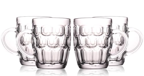 BothEarn Dimple Bierkrüge Krüge 4er Set von BothEarn