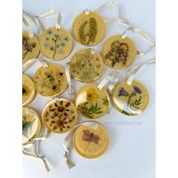 Handgemachte Christbaumschmuck - Resin Und Gepresste Blumen Getrocknete Weihnachtsdeko Weihnachten Deko Ornament Handgemachte Christbaumschmuck - Resin Und Gepresste Blumen Getrocknete Weihnachtsdeko Weihnachten Deko Ornament von Bothainical