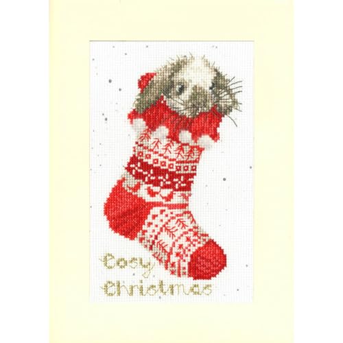 Bothy Threads Kreuzstich Set mit Zählmuster Gemütliche Weihnachten Weihnachtskarte Bothy Threads Kreuzstich Set mit Zählmuster Gemütliche Weihnachten Weihnachtskarte von Bothy Threads