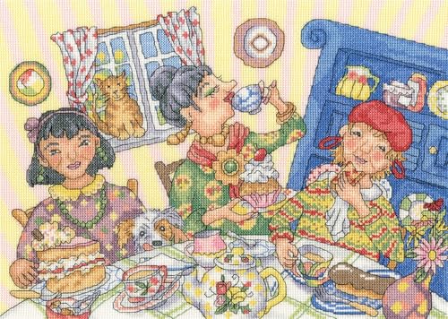 Bothy Threads The Home Of Happy Stitching Kreuzstich Stickpackung, Tee und Kuchen Bothy Threads The Home Of Happy Stitching Kreuzstich Stickpackung, Tee und Kuchen von Bothy Threads