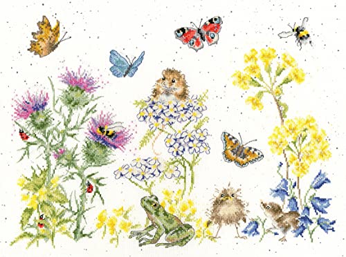 Bothy Threads The Home of Happy Stitching Kreuzstich Set mit Zählmuster Wildblumenerinnerungen Bothy Threads The Home of Happy Stitching Kreuzstich Set mit Zählmuster Wildblumenerinnerungen von Bothy Threads The Home of Happy Stitching